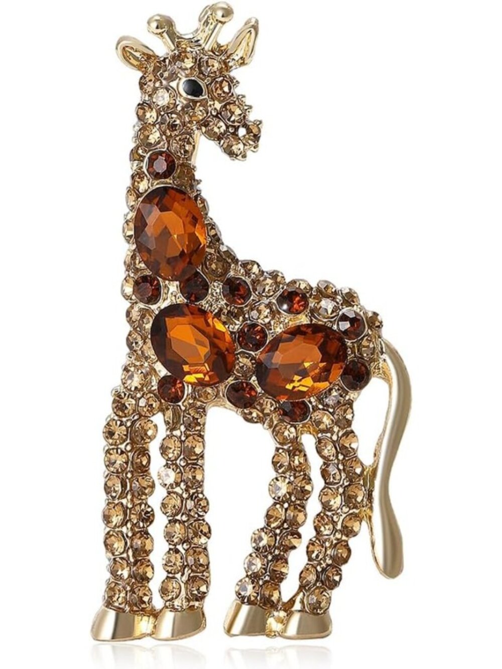 Elegant Rhinestone & Enamel Animal Brooches - Unique Jewelry Pins for Women